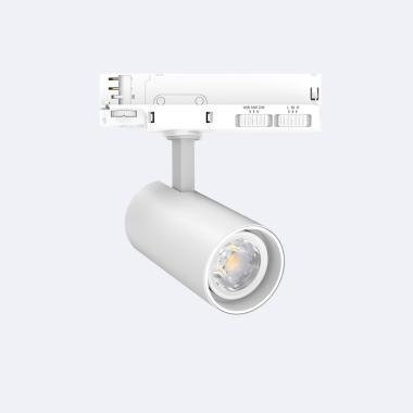 Foco Carril LED Trifásico 20W Fasano No Flicker Regulável Branco