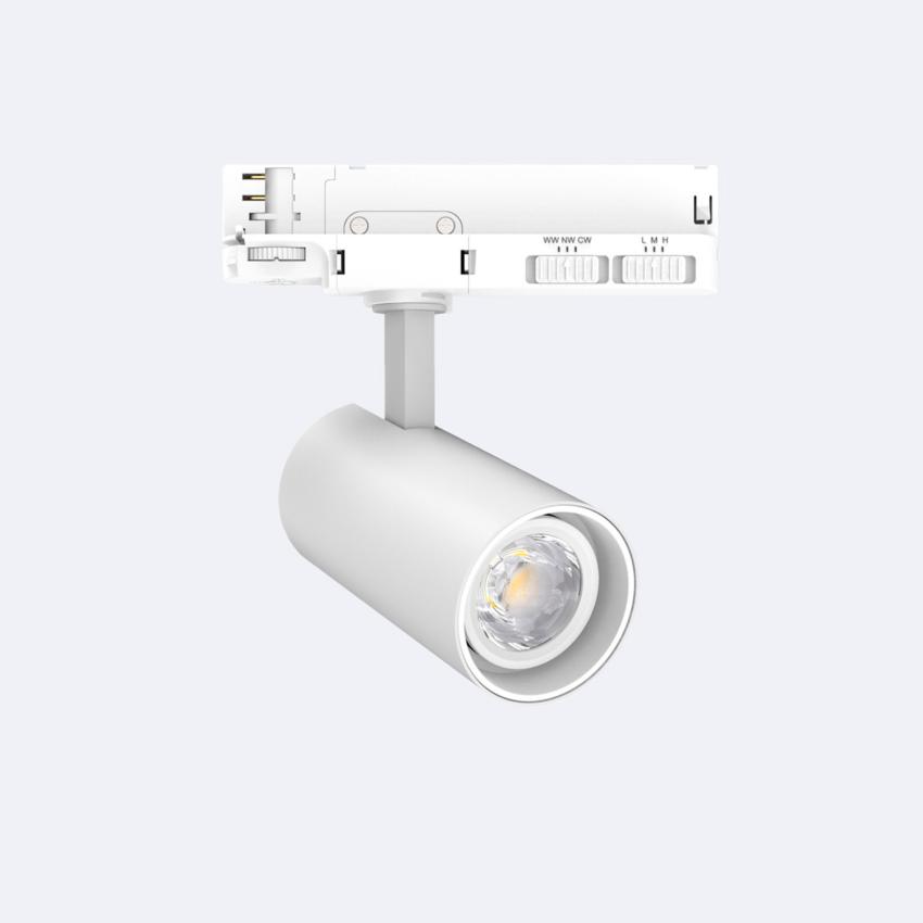 Produto de Foco Carril LED Trifásico 20W Fasano No Flicker Regulável Branco