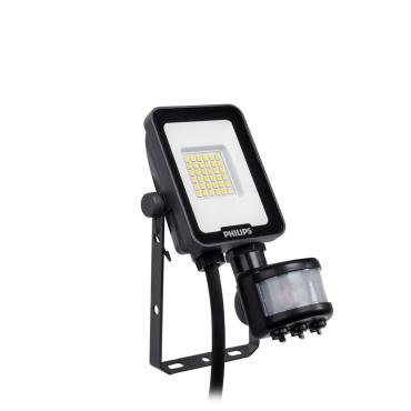 Foco Projector LED 10W com Detector de Movimento IP65 PHILIPS Ledinaire Mini BVP164 G3 Várias opções