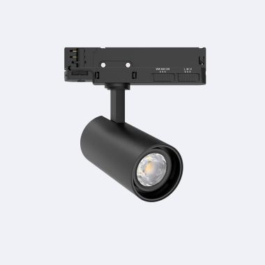 Foco Carril LED Trifásico 20W Fasano No Flicker Regulable Negro