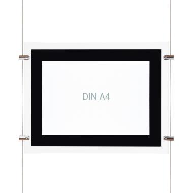 Kit Cartel Expositor LED DIN A4