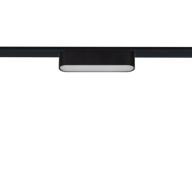 Foco Carril Lineal LED Magnético 25mm Super Slim 6W 48V CRI90 Negro 120mm