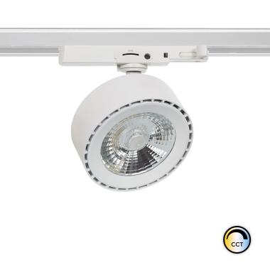 Foco Carril LED Trifásico 30W Onuba CCT Branco Não Flicker