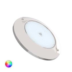 Product Foco Piscina Superfície LED RGB Submersível 12V AC IP68 Aço Inoxidável 20W