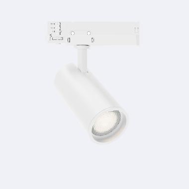 Foco Carril LED Trifásico 30W Fasano Antideslumbramiento No Flicker Regulable DALI Blanco