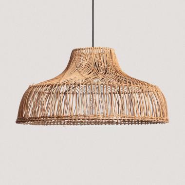 Candeeiro Suspenso Rattan Yulara Ø500 mm ILUZZIA