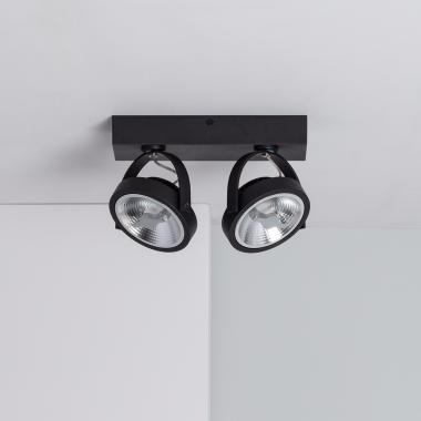 Foco LED 30W CREE de Superficie Direccionable AR111 Regulable Negro