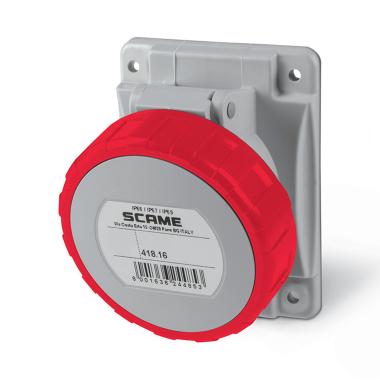 Base Empotrable CETAC en Cuadro Estanca 16A IP67 Optima SCAME BECE-CLA-4181663