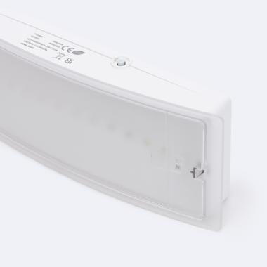 Produto de Luz de Emergência LED Superfície 100lm Permanente/Não Permanente