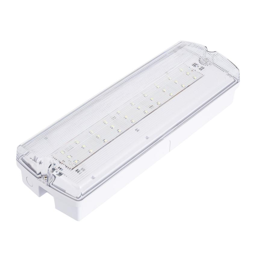 Produto de Luz de Emergência LED de superfície 200lm permanente/não permanente IP65