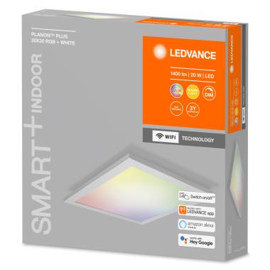 Producto de Plafón LED 20W Cuadrado 30x30 cm RGBW Smart+ WiFi LEDVANCE 4058075495708