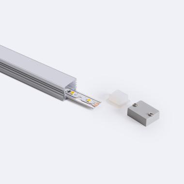 Perfil Aluminio Estanco IP65 Superficie 2m para Tira LED hasta 10 mm