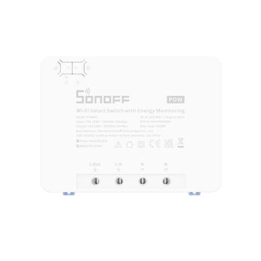 Interruptor WiFi Medidor de Energía SONOFF POWR3 25A Branco