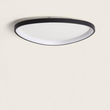 Plafon LED 30W Oval Metal Ø600 mm CCT Selecionável Owen