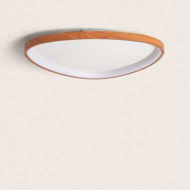 Plafon LED 30W Oval Metal Ø600 mm CCT Selecionável Owen