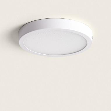 Plafón LED 18W Circular Superslim (CRI90) Microprismático CCT Seleccionável (UGR17) Ø205 mm