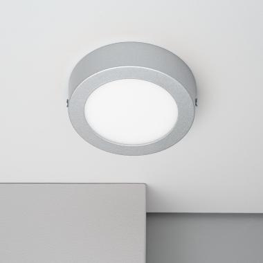 Plafon LED 6W Circular Alumínio Slim Ø110 mm CCT Selecionável Galán SwitchDimm