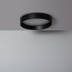 Product Plafón LED 20W Circular Metal CCT Seleccionable Ø450 mm Negro Design