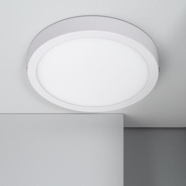 Plafon LED 18W Circular Alumínio Ø210 mm Slim CCT Selecionável Galán SwitchDimm
