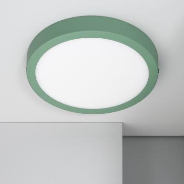 Plafón LED 18W Circular Aluminio Ø210 mm Slim CCT Seleccionable Galán SwitchDimm