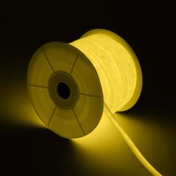 Product Rolo Neon LED Regulável 220V AC 120 LED/m 50 m Circular 360 Amarelo IP67 a Medida Corte a cada 100 cm