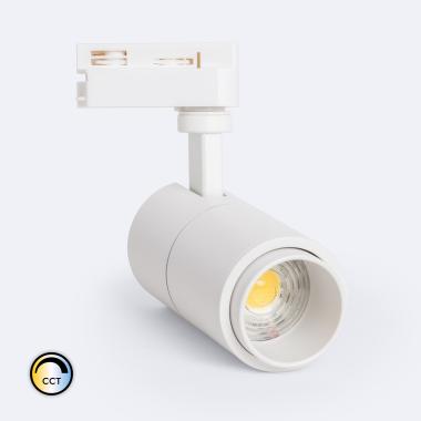 Foco Carril LED Monofásico 10W Regulável TRIAC CCT Pulyx Multiángulo 15-60º