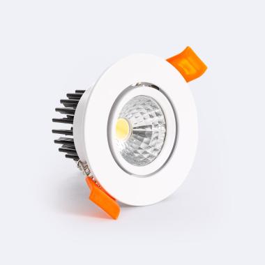 Produto de Downlight LED 5W Circular Regulável Dim To Warm Corte Ø50 mm