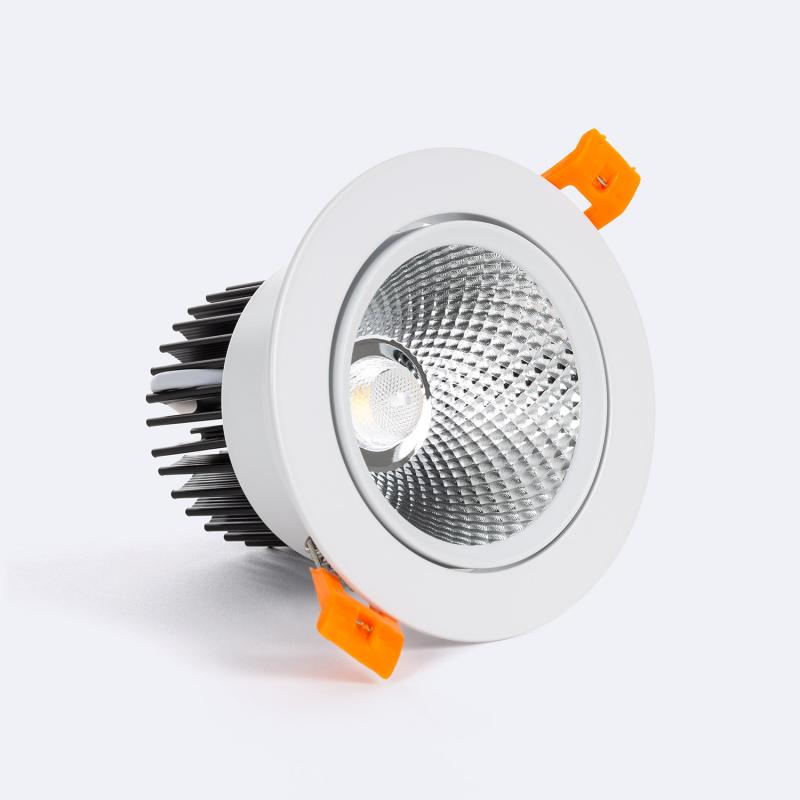 Produto de Downlight LED 12W Circular Regulável Escuro a Quente Corte Ø90 mm