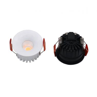 Produto de Foco Downlight LED 4W Circular Mini UGR11 Regulável Dim To Warm Corte Ø48 mm